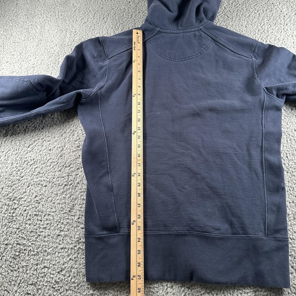 American Giant Hoodie Mens M Blue Full Zip Fleece Sweatshirt USA Heavyweight - Picture 8 of 11